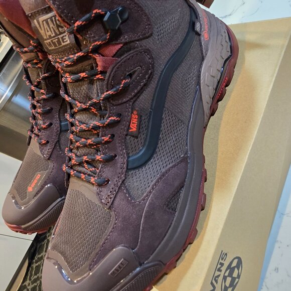 VANS Crestline GORE-TEX MTE Bitter Chocolate Boots Waterproof Men's Sz 12 NEW - Picture 4 of 15